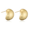 Wholesale Women's Retro Copper Electroplated Geometric Oval Cshaped Earrings