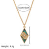 Wholesale Women's Retro Copper Necklace With Star And Geometric Pattern And Electroplating Design