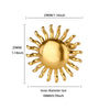 Wholesale Women's Retro Elegant Light Luxury Gold Plated Stainless Steel And Imitation Pearl Flower Ring