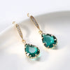 Wholesale Women's Retro Exaggerated Copper Gold Plated Geometric Earrings Electroplated