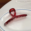 Wholesale Women's Retro French Handmade Handpainted Red Shark Clip Hair Accessories