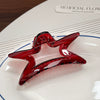 Wholesale Women's Retro French Handmade Handpainted Red Shark Clip Hair Accessories