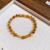 Wholesale Women's Retro Geometric Alloy Electroplated Tiger Eye Stone Bracelet