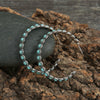 Wholesale Women's Retro Geometric Exaggerated Large Circle Alloy And Turquoise Inlaid Earrings