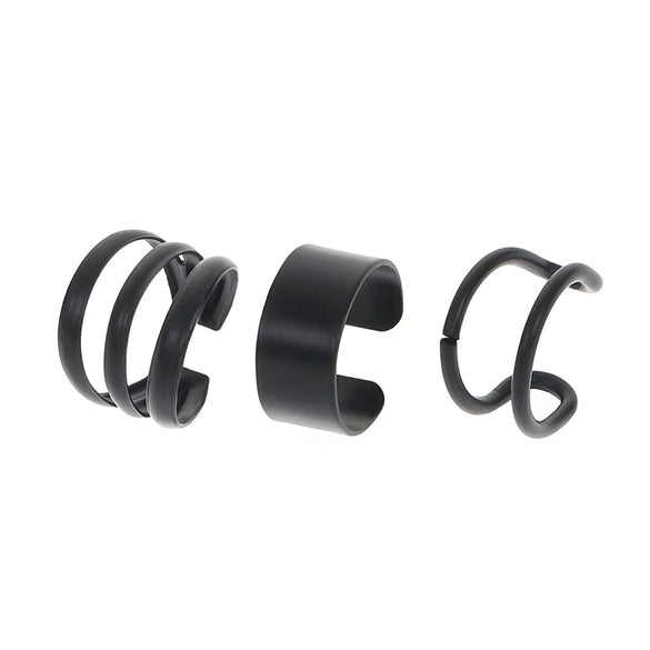 Wholesale Women's Retro Geometric Hoop Ear Clip Earrings In Alloy With Electroplating