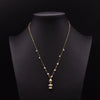 Wholesale Women's Retro Geometric Pearl Necklace With Freshwater Pearl Pendant And High End Cross Chain