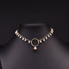 Wholesale Women's Retro Geometric Pearl Necklace With Freshwater Pearl Pendant And High End Cross Chain