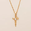 Wholesale Women's Retro Geometric Snakeshaped Necklace With Copper Chain And Titanium Steel Pendant Electroplated