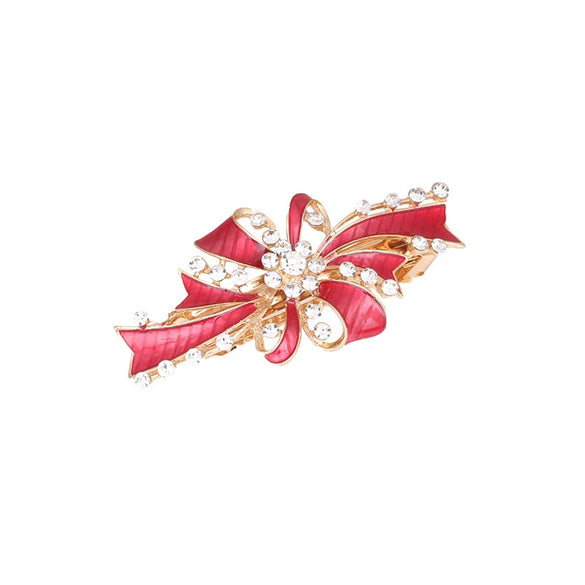 Wholesale Women's Retro Hair Accessories Rhinestone Oil Drop Clip