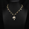 Wholesale Women's Retro Highend Freshwater Pearl Geometric Style Necklace With Electroplating And Regular Chain