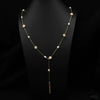 Wholesale Women's Retro Highend Freshwater Pearl Geometric Style Necklace With Electroplating And Regular Chain