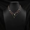 Wholesale Women's Retro Highend Freshwater Pearl Geometric Style Necklace With Electroplating And Regular Chain