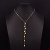 Wholesale Women's Retro Highend Freshwater Pearl Geometric Style Necklace With Electroplating And Regular Chain
