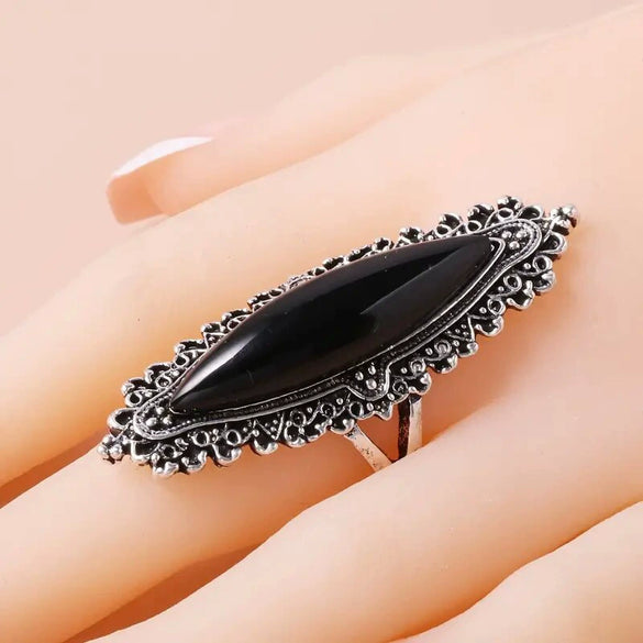 Wholesale Women's Retro Light Luxury Alloy Geometric Ring With Electroplating