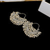 Wholesale Women's Retro Metal Geometric Tassel Earrings With Electroplating Design