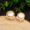 Wholesale Women's Retro Natural Pearl Earrings With 925 Silver Needles And Flower Pattern Electroplated High End Baroque Pearls