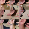 Wholesale Women's Retro Natural Style Alloy 925 Silver Electroplated Zircon Pearl Earrings With Flower And Geometric Patterns