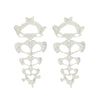 Wholesale Women's Retro Niche Trendy Exaggerated Skeletonshaped Geometric Zinc Alloy Earrings