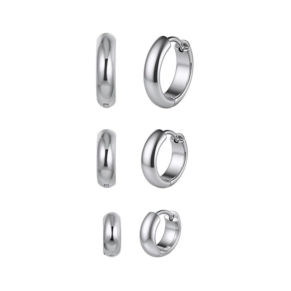 Wholesale Women's Retro Original Design Geometric Ushaped Titanium Steel And Stainless Steel Gold Plated Earrings