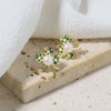 Wholesale Women's Retro Style Natural Freshwater Pearl S925 Silver Flower Zircon Nearly Round Earrings