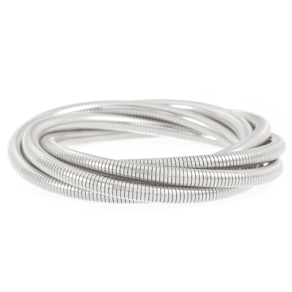 Wholesale Women's Retro Temperament Exaggerated Multi Layer Elastic Geometric Ferroalloy Electroplated Bracelet