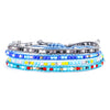 Wholesale Women's Rice Bead Hand Woven Bohemian Color Bracelet With Geometric Design