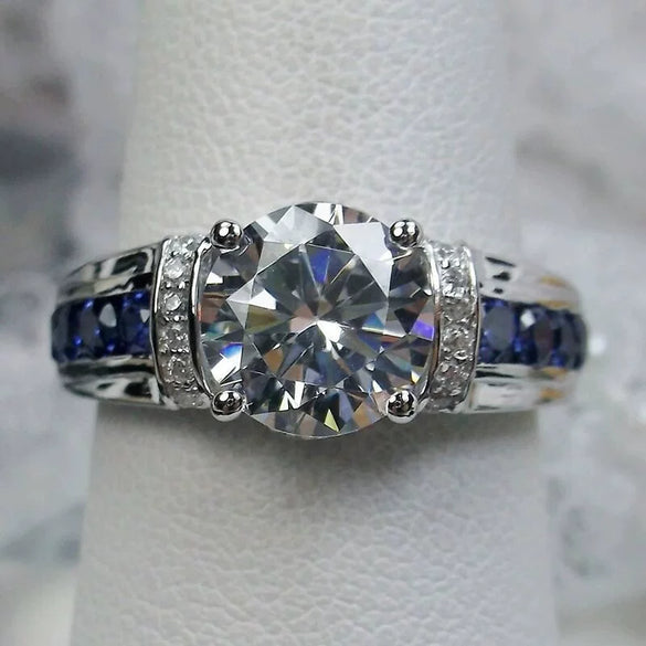 Wholesale Women's Ring Retro Exaggerated Simple Personality Alloy Geometric Electroplating