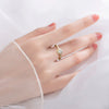 Wholesale Women's Ring S925 Silver Geometric Hip Hop Style