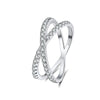 Wholesale Women's Ring S925 Silver Geometric Hip Hop Style