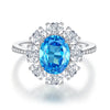 Wholesale Women's Ring S925 Sterling Silver Flower Pattern Electroplated With Zircon