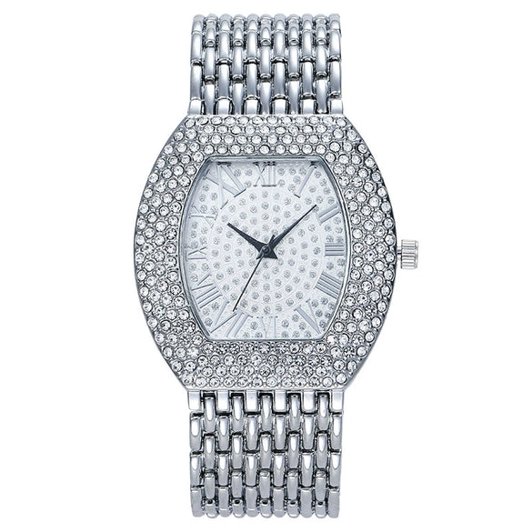 Wholesale Women's Roman Style Fashion Metal Round Dial Quartz Watch