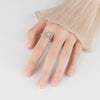 Wholesale Women's Rotating Sunflower Copper Ring For Stress Relief