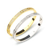 Wholesale Women's Round Bracelet With Diamond Like Zircon Made Of Environmental Protection Copper
