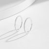Wholesale Women's S999 Pure Silver Classic Simple Sparkling Stacking Ring With Electroplating
