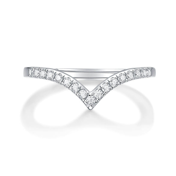 Wholesale Women's S925 Silver Geometric Moissanite Crown Adjustable Ring With Electroplating