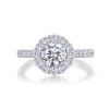 Wholesale Women's S925 Silver Geometric Moissanite Ring Set With Diamonds Light Luxury Fashion