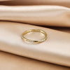 Wholesale Women's S925 Silver Geometric Ring With Electroplating And Minimalist Ins Style