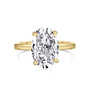 Wholesale Women's S925 Silver Heartshaped Ring With Geometric Style And Electroplating Treatment And 8A Ice Flower Cut High Carbon Diamond