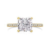 Wholesale Women's S925 Silver Heartshaped Ring With Geometric Style And Electroplating Treatment And 8A Ice Flower Cut High Carbon Diamond