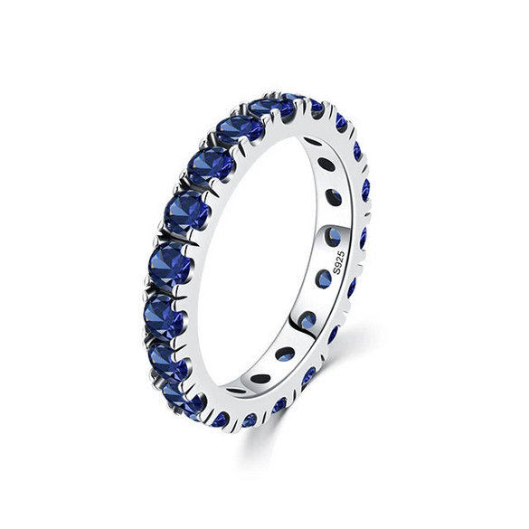 Wholesale Women's S925 Silver Highend Niche Geometric Microinlay Zircon Ring