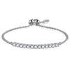Wholesale Women's S925 Silver Moissanite Geometric Style Smile Bracelet Jewelry