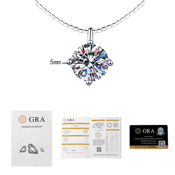 Wholesale Women's S925 Silver Moissanite Pendant Clavicle Chain With Detachable Geometric Pattern And Diamond Set Design