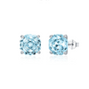 Wholesale Women's S925 Silver Simple Exquisite Allmatch Earrings Set With Diamonds And Flower Pattern