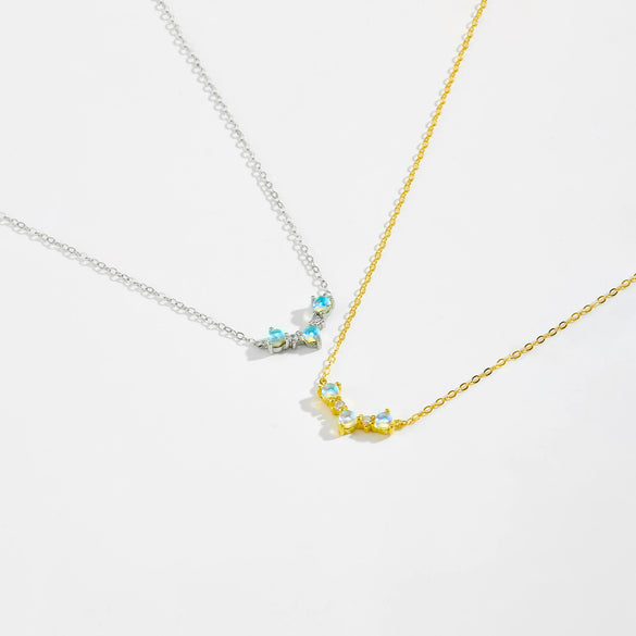 Wholesale Women's S925 Silver Simple Retro Niche Clavicle Necklace With Geometric Design And Electroplating