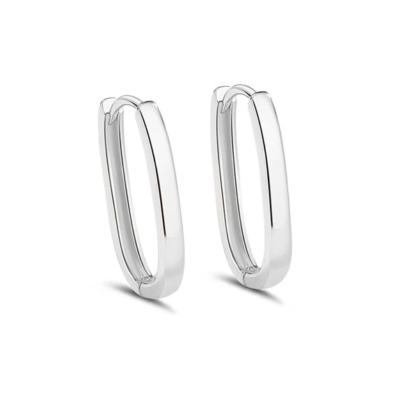 Wholesale Women's S925 Silver Ushaped Geometric Electroplated Earrings