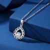 Wholesale Women's S925 Silver Water Drops Moissanite Pendant Necklace With Cross Chain Geometric Simple Style