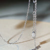 Wholesale Women's S925 Sterling Silver Aquamarine Necklace With Geometric Pigeon Egg Pendant And Diamond Inlay