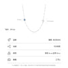 Wholesale Women's S925 Sterling Silver Blue Eye Cross Beaded Clavicle Necklace With Micro Inlay