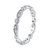 Wholesale Women's S925 Sterling Silver Cartoon Geometric Ring With Electroplating