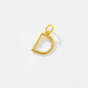 Wholesale Women's S925 Sterling Silver Clavicle Chain Necklace With Glow Surface Letter A Z Text Design And 18K Gold Electroplating